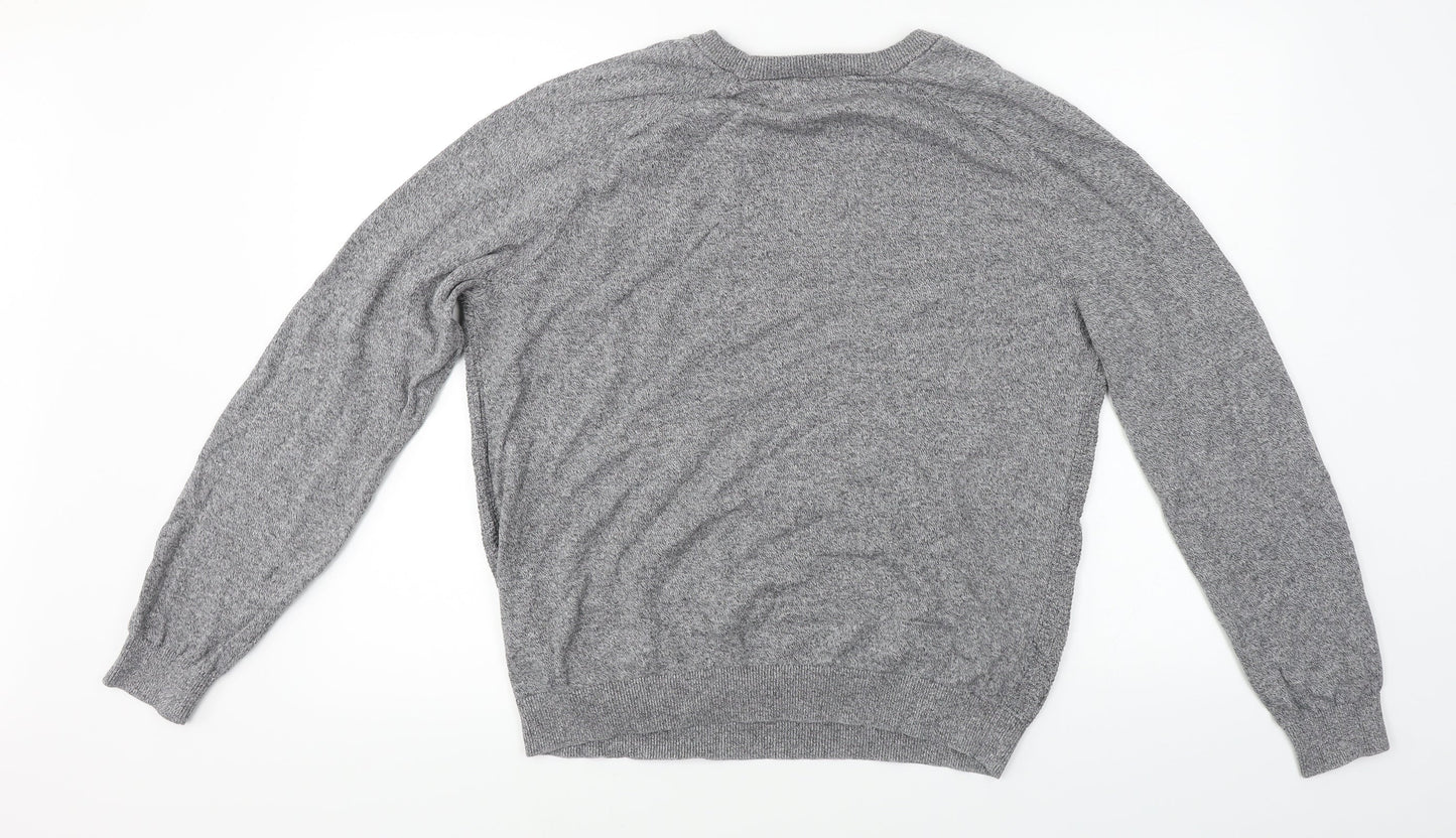George  Mens Grey   Pullover Jumper Size L