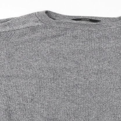 George  Mens Grey   Pullover Jumper Size L