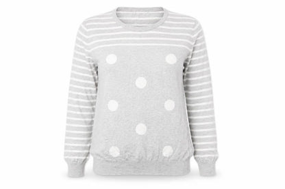 Womens UK Size XL Preworn Grey Pullover Jumper