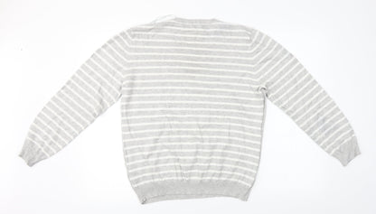 Womens UK Size XL Preworn Grey Pullover Jumper