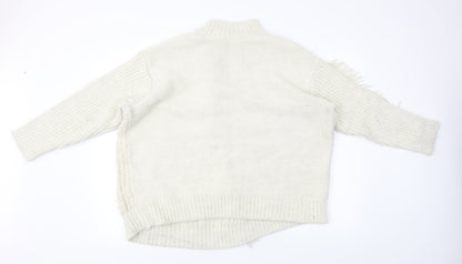 Womens UK Size L Marks and Spencer Beige Pullover Jumper