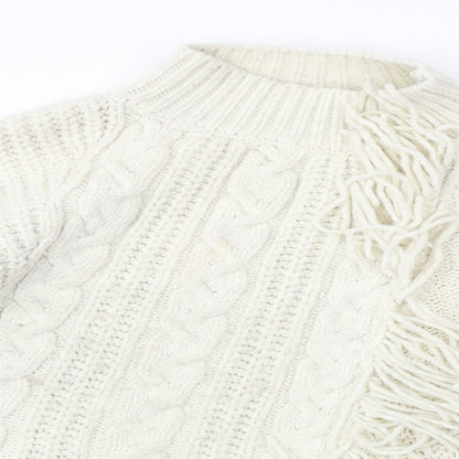 Womens UK Size L Marks and Spencer Beige Pullover Jumper