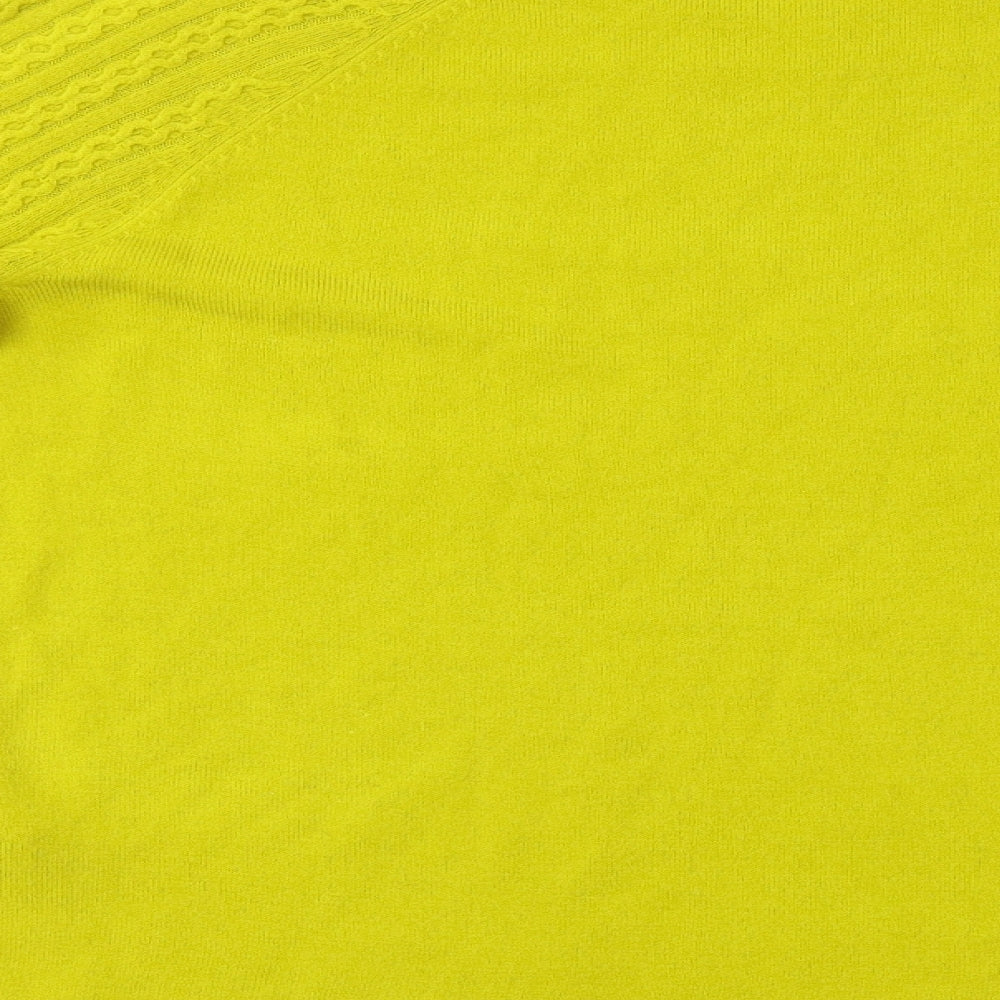 TU Womens Yellow   Pullover Jumper Size 12