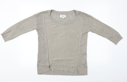 Womens UK Size S American Eagle Outfitters Brown Pullover Jumper