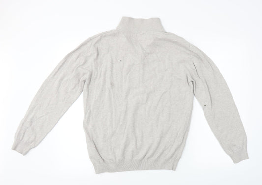 Authentic Casual Wear    Mens Beige    Polo Size M