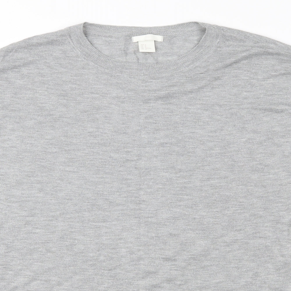 Womens UK Size M H&M Grey Pullover Jumper