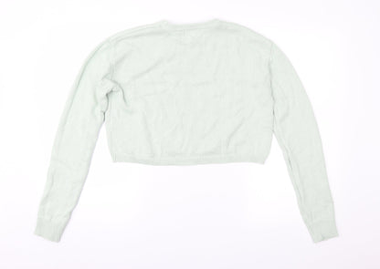 Womens UK Size M Glassons Green Pullover Jumper