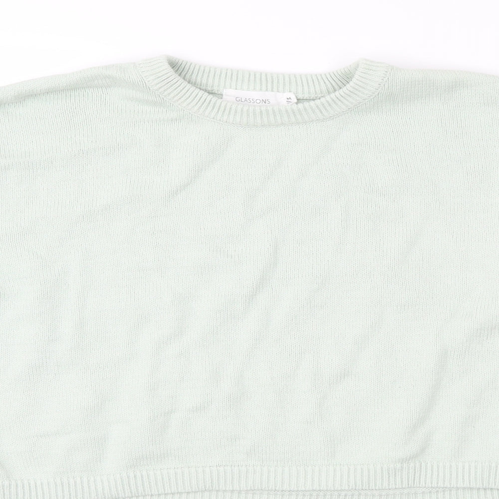 Womens UK Size M Glassons Green Pullover Jumper