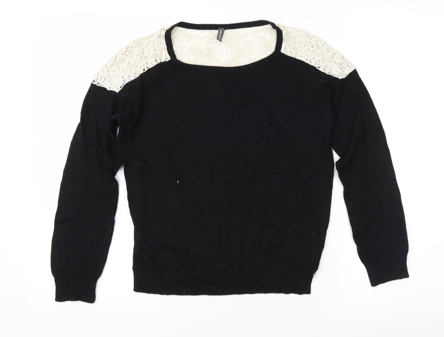 Womens UK Size XS NAF NAF Black Pullover Jumper