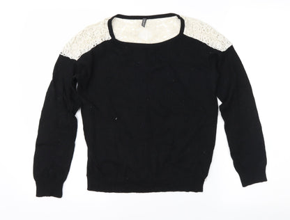 Womens UK Size XS NAF NAF Black Pullover Jumper