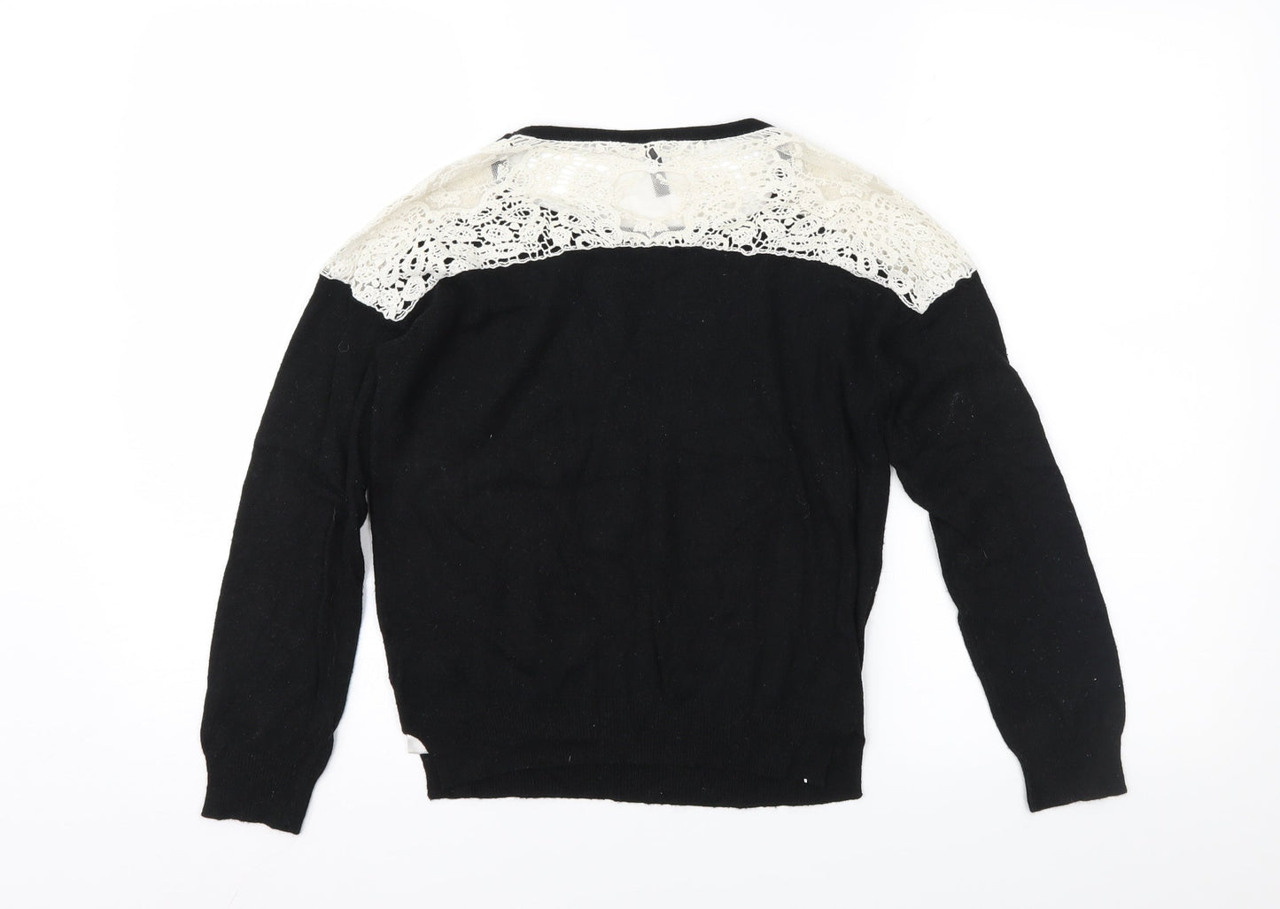 Womens UK Size XS NAF NAF Black Pullover Jumper