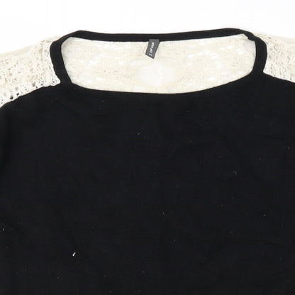 Womens UK Size XS NAF NAF Black Pullover Jumper