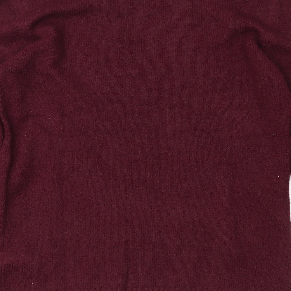 Laura Scott Womens Red   Pullover Jumper Size 16