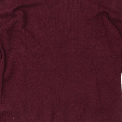 Laura Scott Womens Red   Pullover Jumper Size 16
