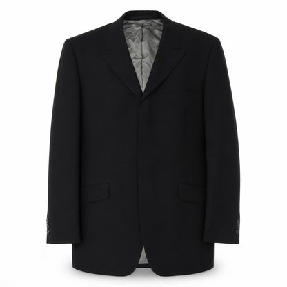 Mens UK Size 40 Jonathan Adams Regular Black Suit Jacket