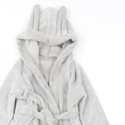 George Baby Grey    Robe Size 18-24 Months  - Ears on Hood