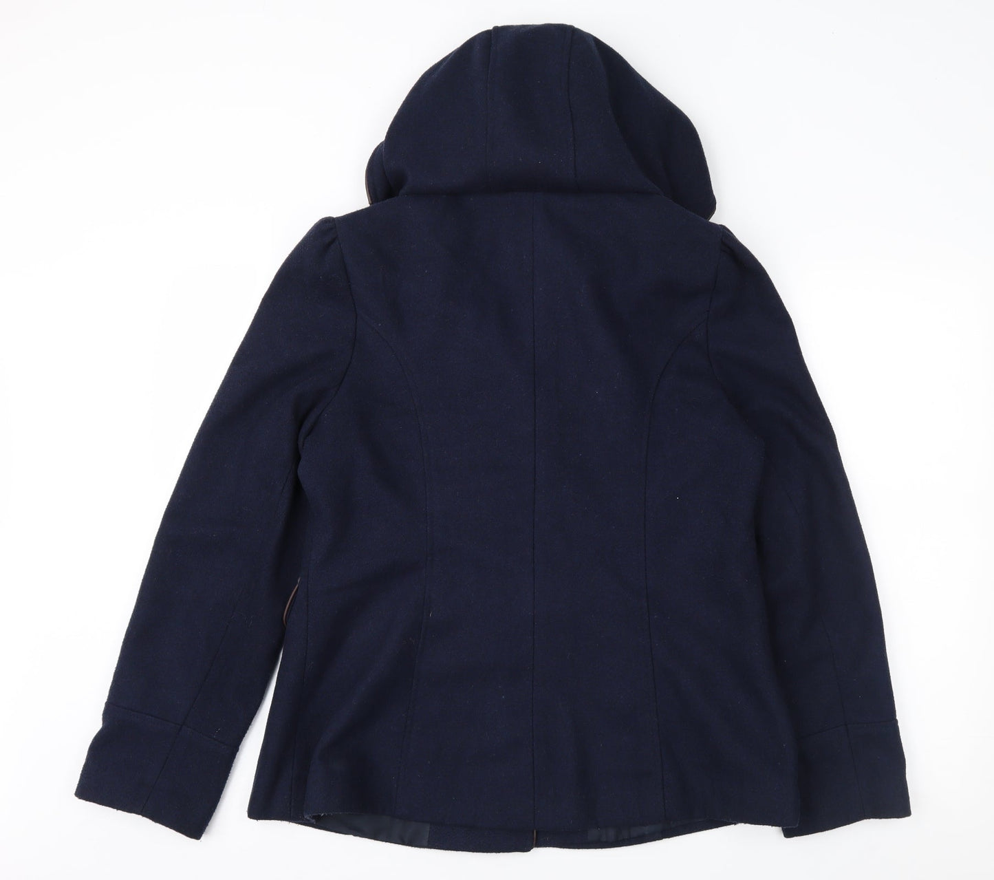 Womens UK Size 10 New Look Blue Overcoat