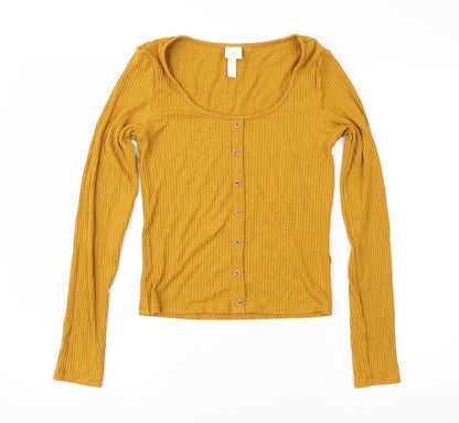 Womens UK Size S H&M Orange Pullover Jumper