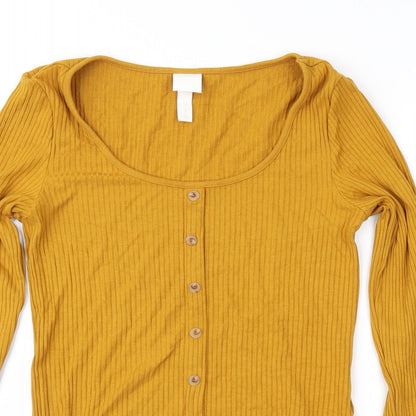 Womens UK Size S H&M Orange Pullover Jumper