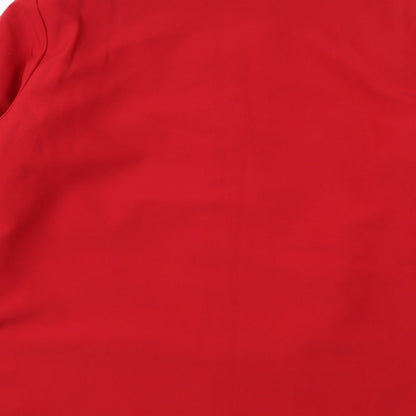 Damart Womens Red   Overcoat Coat Size 16