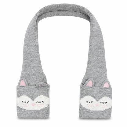 Primark Girls Grey Geometric  Rectangle Scarf Scarves & Wraps One Size  - Cat