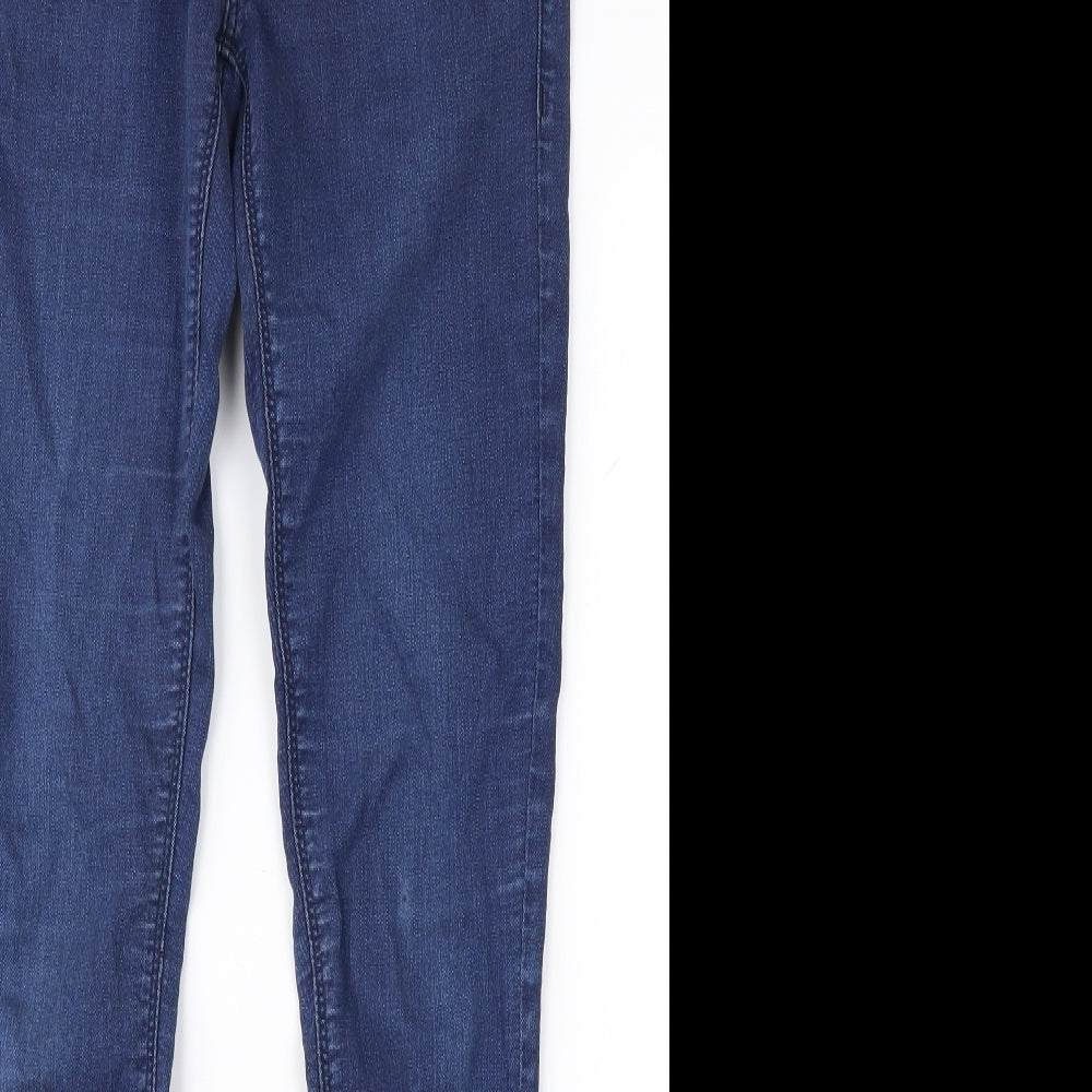 Topshop Womens Black  Denim Skinny Jeans Size 28 in L32 in