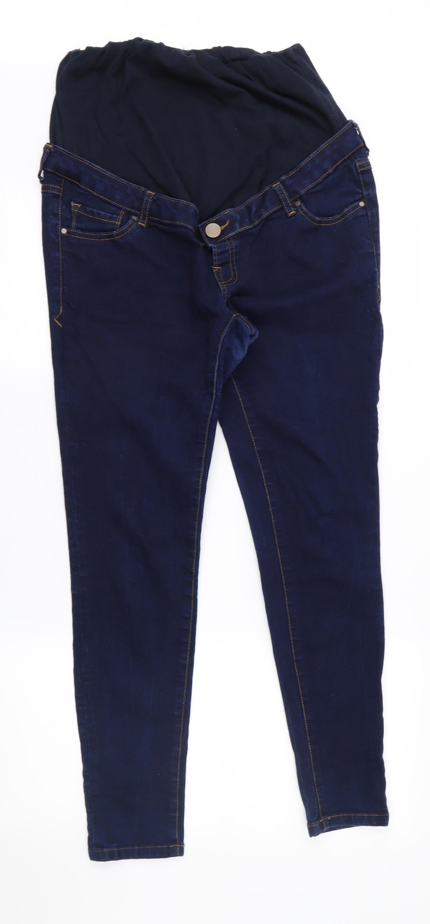 Blooming Marvellous Womens Blue  Denim Skinny Jeans Size 12 L29 in