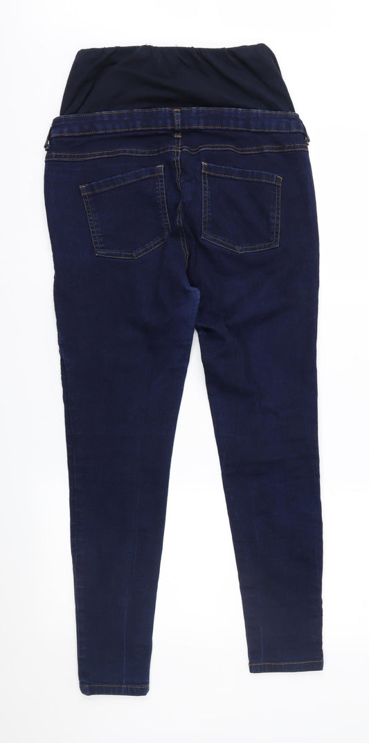 Blooming Marvellous Womens Blue  Denim Skinny Jeans Size 12 L29 in