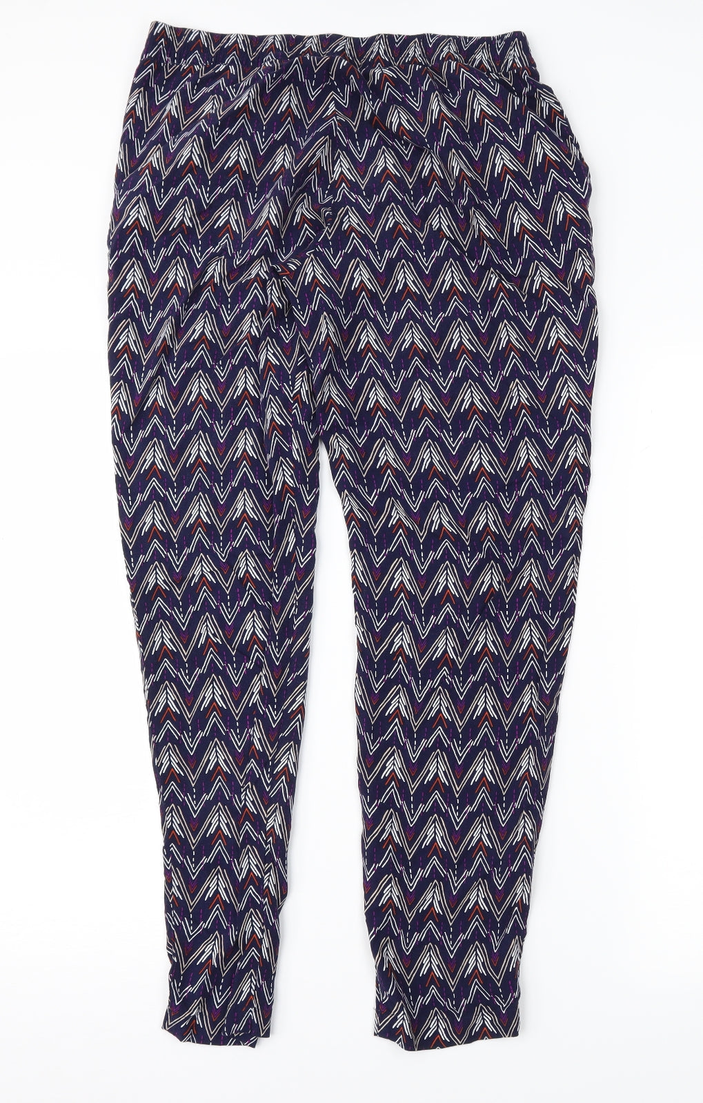 Womens UK Size 10 Divided Regular Fit  Purple Trousers