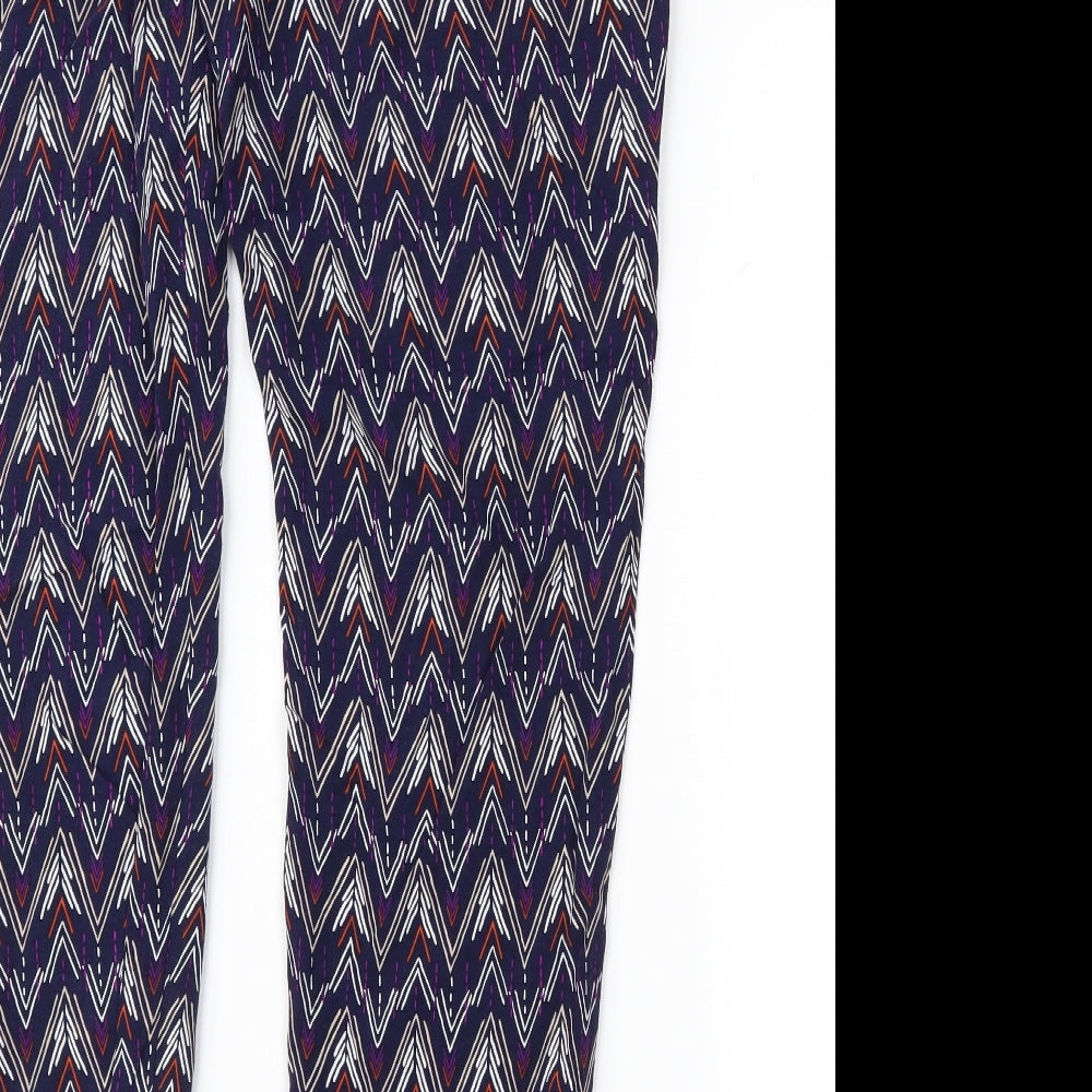 Womens UK Size 10 Divided Regular Fit  Purple Trousers