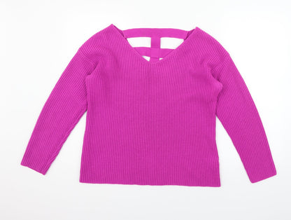 Womens UK Size M Atmosphere Pink Pullover Jumper