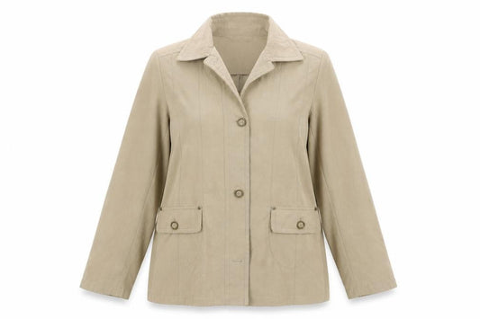 Womens UK Size 12 EWM Beige Jacket