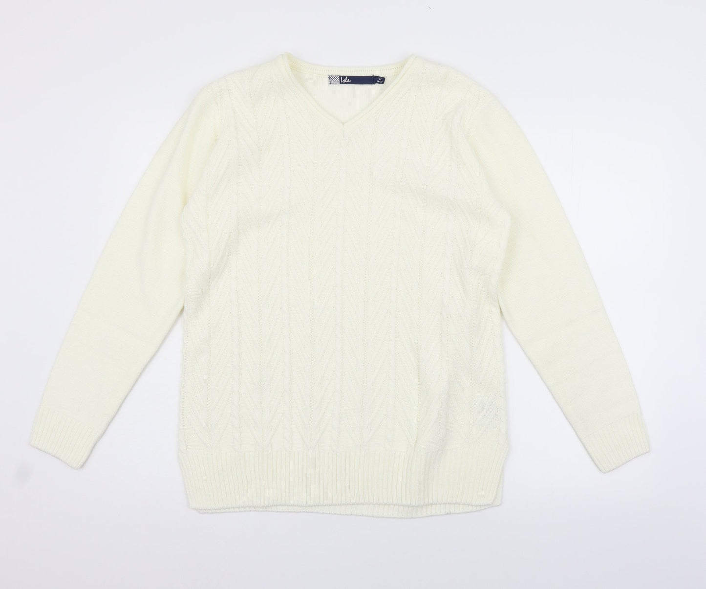 Womens UK Size M EWM Beige Pullover Jumper