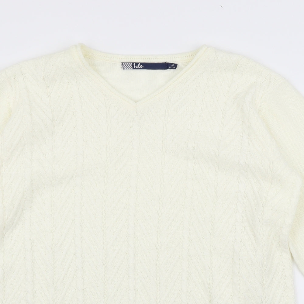Womens UK Size M EWM Beige Pullover Jumper
