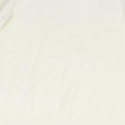 Womens UK Size M EWM Beige Pullover Jumper
