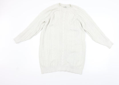 George Womens White   Fit & Flare  Size M