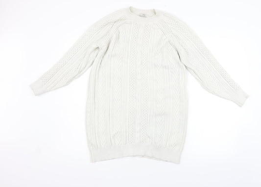 George Womens White   Fit & Flare  Size M