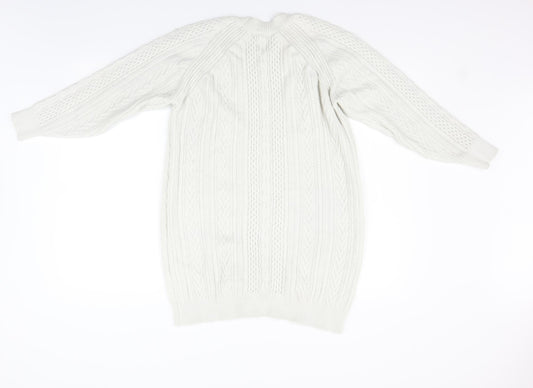 George Womens White   Fit & Flare  Size M