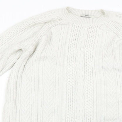 George Womens White   Fit & Flare  Size M