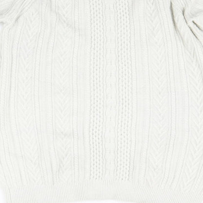 George Womens White   Fit & Flare  Size M