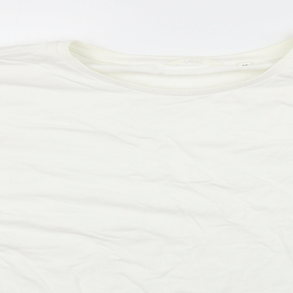 Womens UK Size 14 NEXT White Pullover Jumper