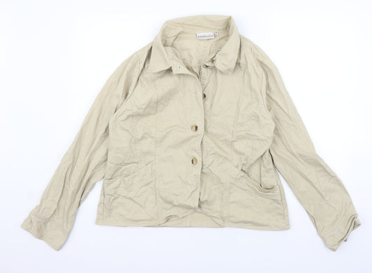 Womens UK Size 16 EWM Beige Jacket