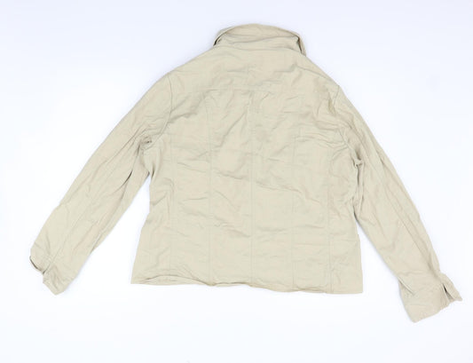 Womens UK Size 16 EWM Beige Jacket