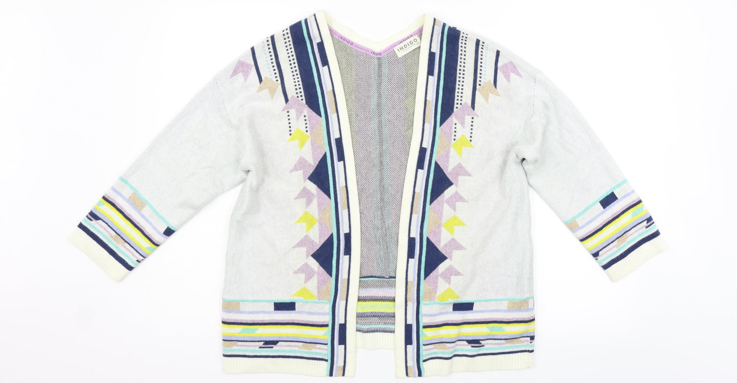 Womens UK Size 12 Marks and Spencer Beige Cardigan Jumper