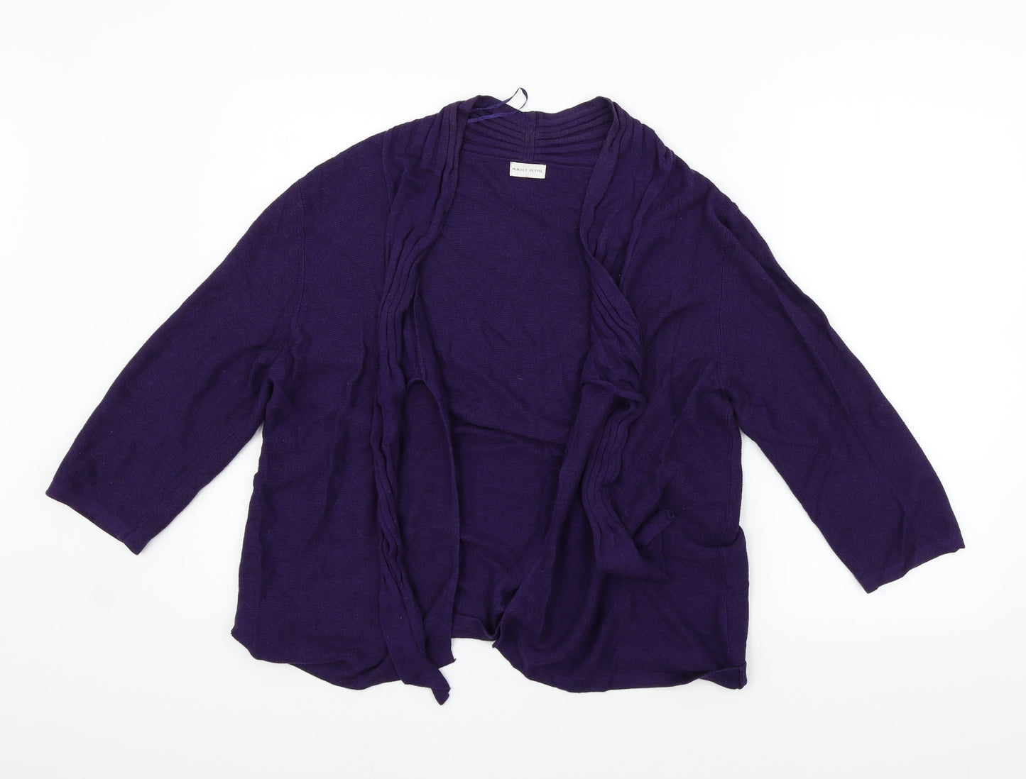 MINUTE Womens Purple   Cardigan Jumper Size 12