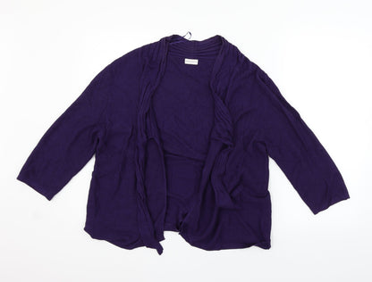 MINUTE Womens Purple   Cardigan Jumper Size 12