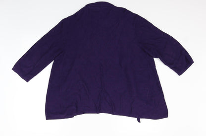 MINUTE Womens Purple   Cardigan Jumper Size 12