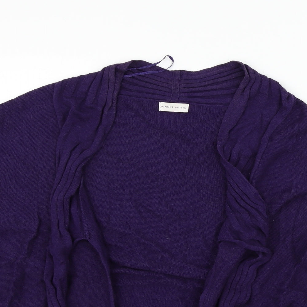 MINUTE Womens Purple   Cardigan Jumper Size 12
