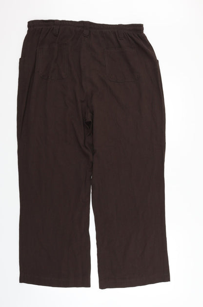 AMARANTO Womens Brown   Trousers  Size 16 L29 in