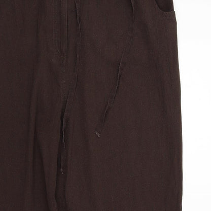 AMARANTO Womens Brown   Trousers  Size 16 L29 in